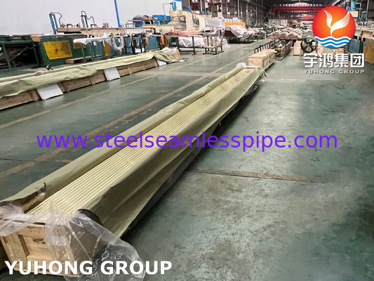 ASME B111 C11200 C70600 C44300 C12200 أنبوب سبائك النحاس لنظام تدفئة مبرد الهواء