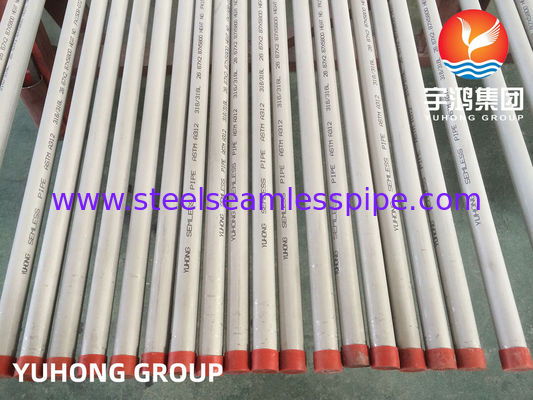 أنابيب الفولاذ المقاوم للصدأ بدون غطاء ASME SA312 ASTM A312 TP304L TP316L مقززة ومحفوفة