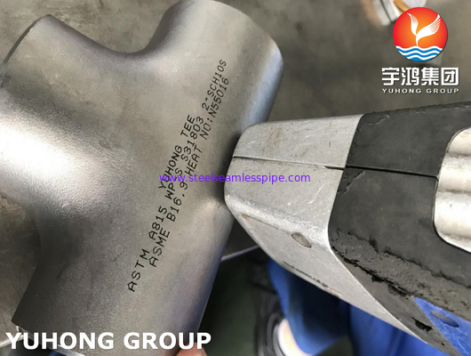مواسير فولاذية مزدوجة الأنبوب متساوي الإنطلاق ASTM A815 S31803 B16.9 مبادل حراري لزيت الغاز