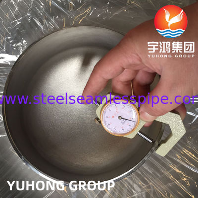 غطاء من الفولاذ المقاوم للصدأ A403 WP316L-S، وصلات لحام بعقب ASME B16.9، لأنظمة أنابيب الضغط الصناعية