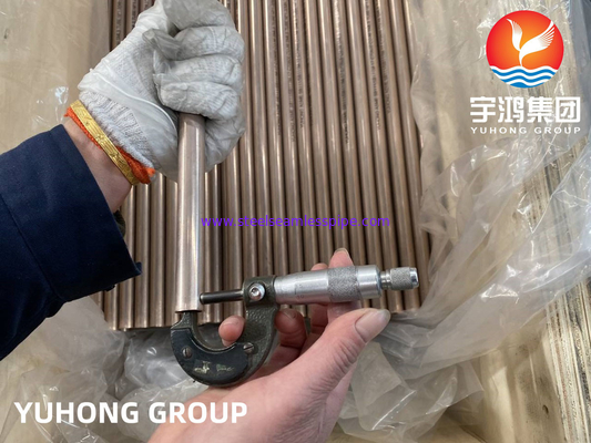 90/10 أنبوب غير سلس من سبيكة النحاس والنيكل ، ASTM B111 C70600 ، تطبيقه في الهندسة البحرية والبحرية