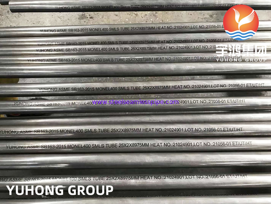 أنبوب غير منسوج من سبيكة النيكل ، ASTM B163 MONEL 400 (UNS N04400) للتطبيق بدقة عالية