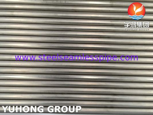 ASTM B338 Gr7 أنابيب سبائك التيتانيوم غير الملحومة والملحومة لمبادل حراري مكثف