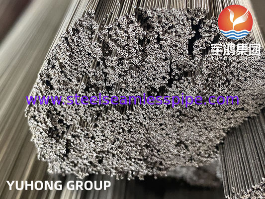 أنبوب الشعيرات من الفولاذ المقاوم للصدأ مضخم ASTM A213 / ASTM A269 TP304/304L TP316/316L 19.05 X 1.65 X 6096MM