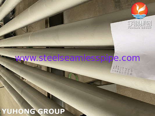 254 SMO أنابيب بلا خيوط من الفولاذ المقاوم للصدأ ASTM A312 UNS S31254 للمبادلات الحرارية والصناعة الكيميائية