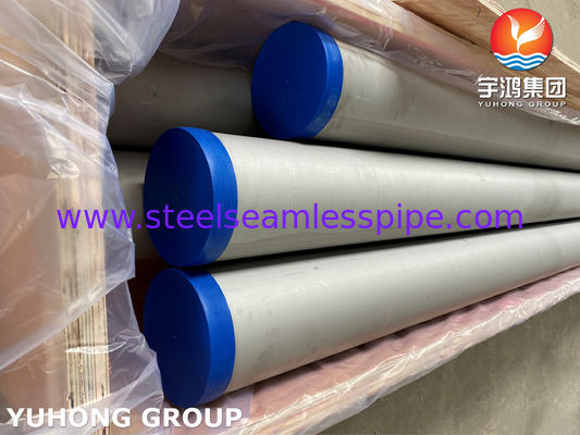 254 SMO أنابيب بلا خيوط من الفولاذ المقاوم للصدأ ASTM A312 UNS S31254 للمبادلات الحرارية والصناعة الكيميائية