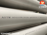 أنابيب الفولاذ المقاوم للصدأ غير الملحومة ASTM A312 UNS S31254 مبادل حراري لتجهيز الأغذية