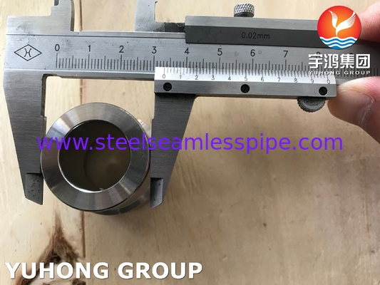 ASTM A182 F304 إدخال، صلابة لحام المقبس B16.11في أنظمة الأنابيب عالية الضغط