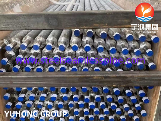 ASME SB163 UNS N04400 أنبوب ذو ظفرة من النوع G مدمج من سبيكة النيكل ذو ظفرة من الألومنيوم