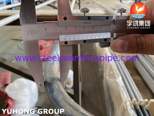 أنبوب ثنائي الصلب SMLS U Bend ASME SA789 UNS S32205 للمبادل الحراري