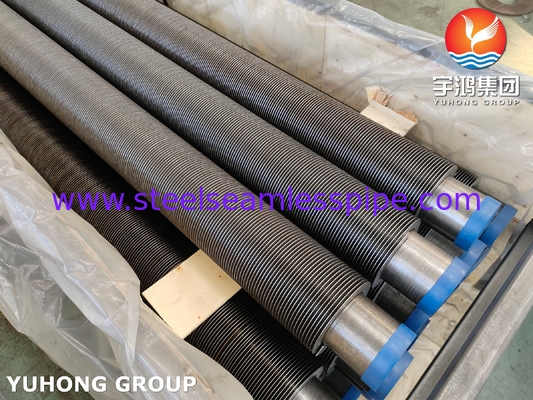ASME SA106 GR.B فولاذ الكربون عالية التردد المطاط / HFW أنبوب فين لبويلر