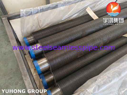 ASME SA106 GR.B فولاذ الكربون عالية التردد المطاط / HFW أنبوب فين لبويلر