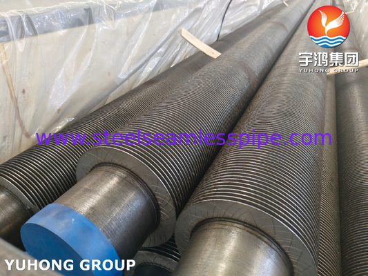 ASME SA106 GR.B فولاذ الكربون عالية التردد المطاط / HFW أنبوب فين لبويلر