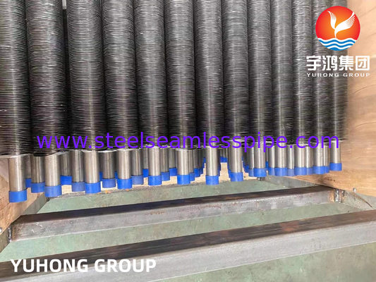 ASME SB163 N04400 G نوع زعنفة أنبوب Al99.5 أنبوب زعنفة مضمن للمبخر