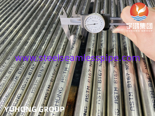 ASTM B167 Inconel 600 N06600 الألياف النيكلية الأنابيب والأنابيب السلسة