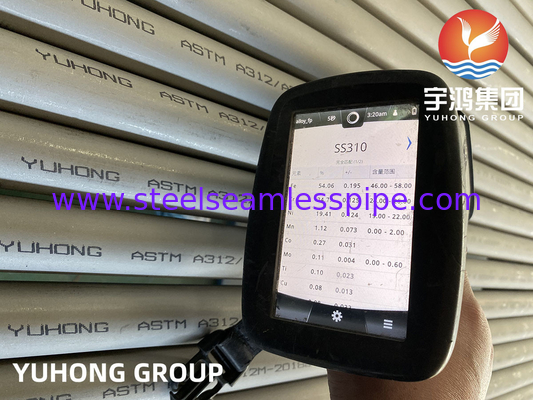 ASME SA2312 TP310S | ASTM A312 TP310S TP310H 310S 310MoLN أنابيب فولاذية مقاومة للصدأ للصناعات النفط والغاز