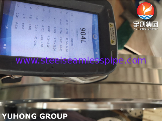 ASTM A240 F904L ، UNS N08904 ، AWWA C207 الفولاذ المقاوم للصدأ الزلق على الشريط ، وجه مسطح
