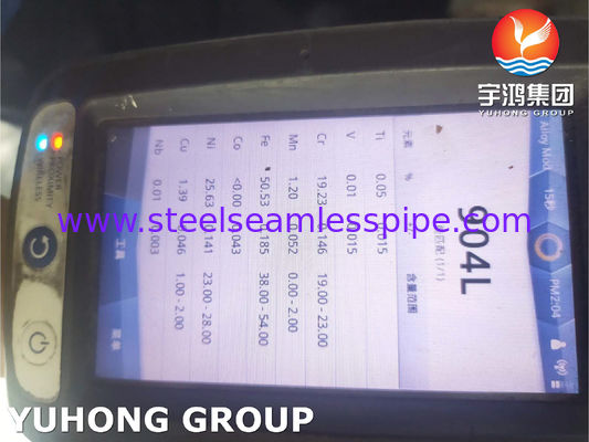 المكثف أنابيب الفولاذ قطرها الكبير الأنابيب والأنابيب الخام EN10216-5 المادة TP310S ،904L