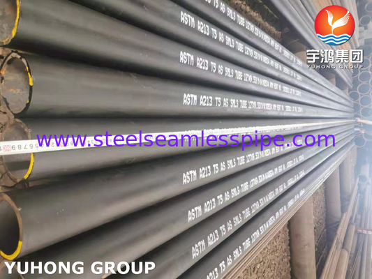 أنبوب فولاذ سبائكي غير ملحوم للمسخن الفائق، ASTM A213 Gr.T5، يستخدم في محطة توليد الطاقة