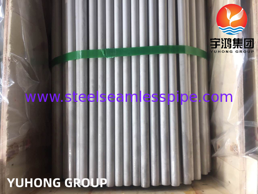 أنبوب مبادل حراري من الفولاذ المقاوم للصدأ ASTM A213 TP304304L TP317 TP321 بأداء عالٍ ومخلل صلب ونهاية عادية