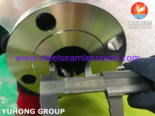 ASTM A182 F60 ، UNS S32205 ، 1.4462 فولاذ مزدوج لحام رقبة اللفاف ، وجه مقشود B16.5