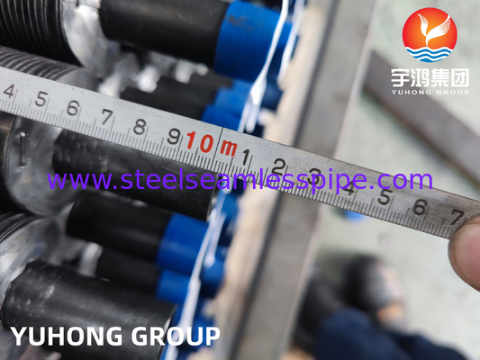 ASTM A179 الألومنيوم الفولاذ الكربوني الأنبوب المدمج للنابضات لتبادل الحرارة ونظام التبريد