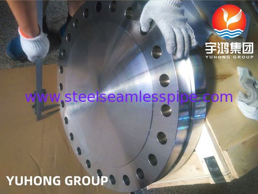 فلنجة عمياء ذات وجه بارز من سبيكة النيكل Alloy 600 وفقًا للمواصفة ASTM B564 لتطبيقات درجات الحرارة العالية