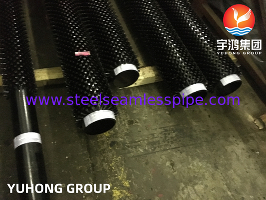 ASTM A335 P9 ALLOY STEEL FIN FINT STUDED TUBE NDE متوفر