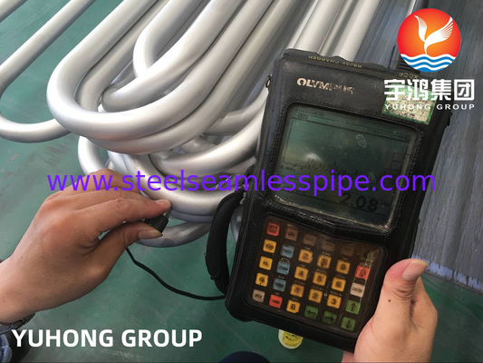 الصفيحة ASTM B444 سبيكة 625 (UNS N06625) الأنابيب بدون مسام U Bend لمبادل الحرارة
