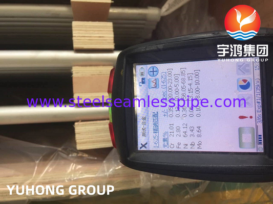 الصفيحة ASTM B444 سبيكة 625 (UNS N06625) الأنابيب بدون مسام U Bend لمبادل الحرارة