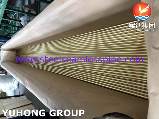 أنبوب غير منسجم من سبيكة النحاس أنبوب نحاس أميراليتي ASTM B111 C44300 C71500 C68700 تطبيق مبادلة الحرارة