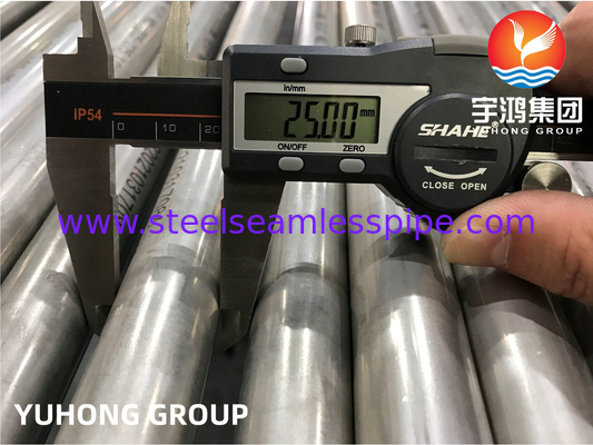 ASME SB622 N06022 الأنبوب الخالي من الخياطة Hastelloy C22 Nickel Alloy Steel