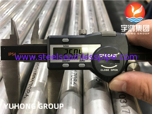ASME SB622 N06022 الأنبوب الخالي من الخياطة Hastelloy C22 Nickel Alloy Steel