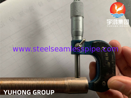 أنبوب ASTM B111 C70600 O61 سبيكة نيكل النحاس المنخفض للصمام للمبادل الحراري