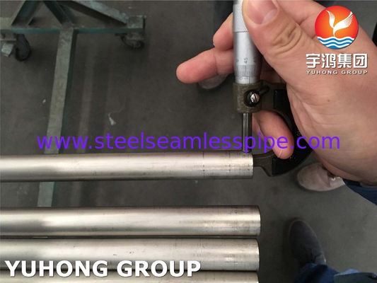 ASME SB338 GR1 ، GR7 ، GR9 ، GR12 أنابيب الفولاذ من سبيكة التيتانيوم لخلاطات المكثفات