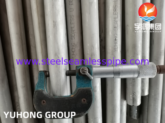 ASME SA213 TP316L أنبوب U Bend من الفولاذ المقاوم للصدأ لمبادل الحرارة وغلاية