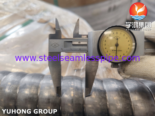 أنابيب الفولاذ المقاوم للصدأ المموجة ASTM A213 TP310S / أنابيب مبادل الحرارة CSST