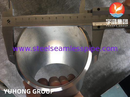 ASTM A403 / ASME SA403 WPS31254 الفولاذ المقاوم للصدأ مقبض بلا خيوط المرفق المطاطي B16.9