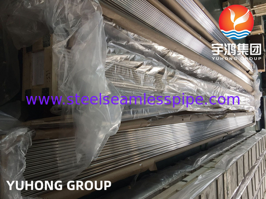 ASME SB111 UNS C71500 أنبوب غير سلس لتسخين المياه المالحة في محطة تحلية الملح