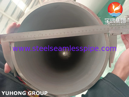 ASTM A790 S31803, S32750, S32205, S31254 أنابيب الفولاذ المزدوجة للتطبيق الصناعي
