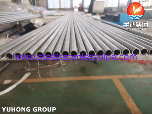 ASTM A213 (ASME SA213) TP444 أنابيب بلا خيوط من الفولاذ المقاوم للصدأ المطبقة على مبادل الحرارة
