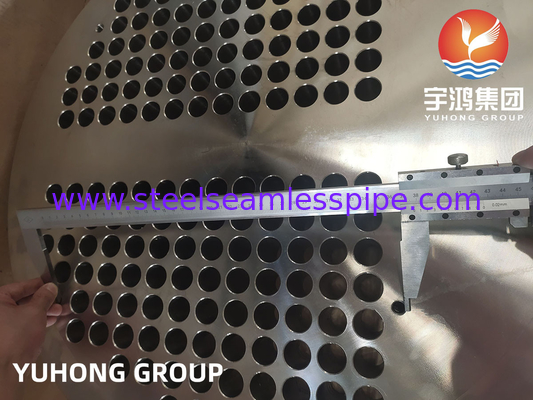 أوراق الأنابيب المقوى ASTM A266 Gr.2 الكربون مع ألواح الأنابيب المقاومة للصدأ