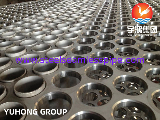 أوراق الأنابيب المقوى ASTM A266 Gr.2 الكربون مع ألواح الأنابيب المقاومة للصدأ