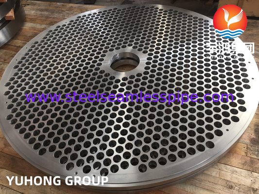 الصفحة الأنبوبية ، ASTM A266 Gr.2 CS الصفحة الأنبوبية الغلاف الفولاذ المقاوم للصدأ