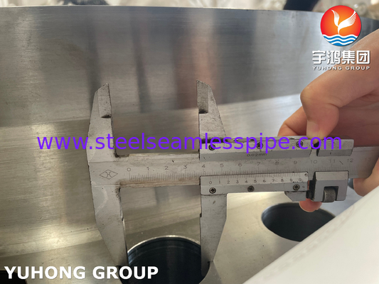 ASTM A105 / A105N مكون مبادلة الحرارة للشريحة الجسمية من الفولاذ الكربوني المجوهر