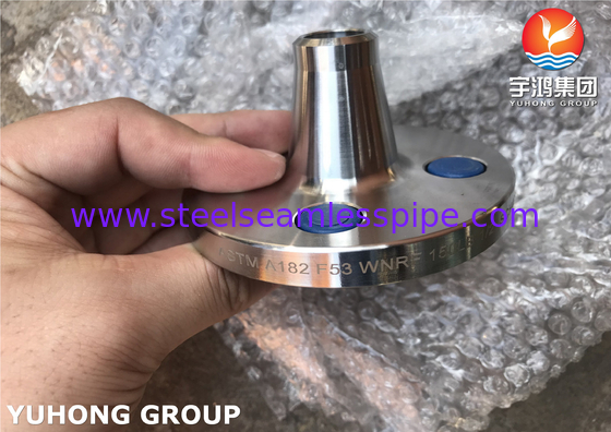 شظايا الفولاذ المزدوجة الفائقة ASTM A182 F53 ، UNS S32750 شظايا رقبة الصلان ، RF ، FF ، B16.5