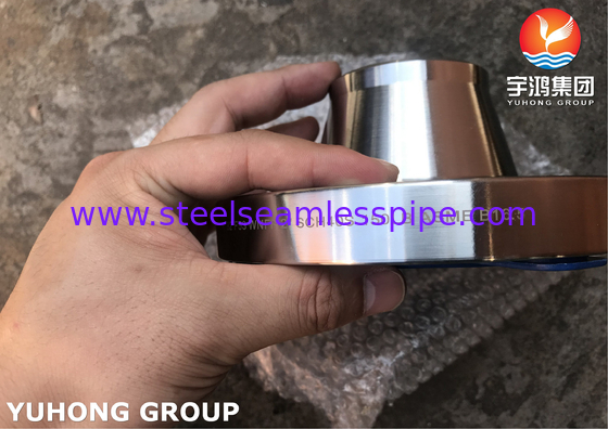 شظايا الفولاذ المزدوجة الفائقة ASTM A182 F53 ، UNS S32750 شظايا رقبة الصلان ، RF ، FF ، B16.5