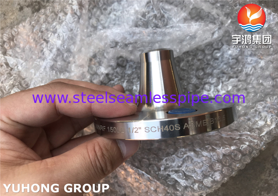 شظايا الفولاذ المزدوجة الفائقة ASTM A182 F53 ، UNS S32750 شظايا رقبة الصلان ، RF ، FF ، B16.5