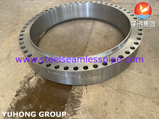 ASTM A105 / A105N مكون مبادلة الحرارة للشريحة الجسمية من الفولاذ الكربوني المجوهر