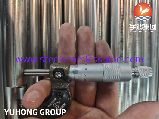 ASME SA249 TP304/304L 1.4301/1.4307 الأنبوب المطاوئ الملتهب الساطع الفولاذ المقاوم للصدأ